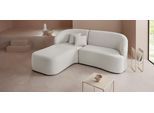 LeGer Home by Lena Gercke Ecksofa "Dilara L-Form" gerundete Rückenlehne und Front, in 3 Bezugsqualitäten