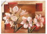 Artland Wandbild »Mallorca's Garten«, Blumen, (1 St.), als Leinwandbild, Wandaufkleber in verschied. Grössen