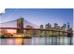 Artland Wandbild »Skyline New York City«, New York, (1 St.), als Alubild, Outdoorbild, Leinwandbild, Poster, Wandaufkleber