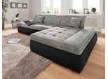 DOMO collection Ecksofa »PB Moric wahlweise mit Bettfunktion + Armteilverstellung, L-Form«, im XXL-Format, B/T/H:300/172/80 cm, feine Steppung