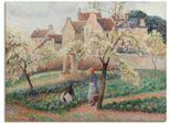 Artland Leinwandbild »Blühende Pflaumenbäume. 1889«, Wiesen & Bäume, (1 St.), auf Keilrahmen gespannt