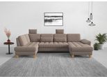 sit&more Wohnlandschaft »Westham U-Form«, wahlweise mit Bettfunktion, Bettkasten, Sitztiefenverstellung
