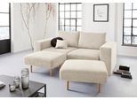 LOOKS by Wolfgang Joop 3-Sitzer »Looksv«, Verwandlungssofa: aus Sofa wird Sofa mit 2 Hockern