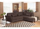 Home affaire Ecksofa "Palace L-Form" incl. Sitztiefenverstellung, wahlweise mit Bettfunktion und Stauraum