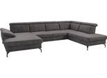 sit&more Wohnlandschaft »Scorpio U-Form«, inklusive Sitztiefenverstellung, mit Kopf- und Armteilverstellung