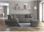 Ecksofa SIT & MORE "Freetown L-Form", grau (anthrazit), B:252cm H:84cm T:216cm, Sofas, Ecksofa, inklusive Kopfteilverstellung und komfortablem Federkern