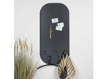 Garderobenhalter SPINDER DESIGN "Espen", schwarz, B:55cm H:115cm T:7cm, Metall, Garderobenhalter, Metall, Breite 55 cm