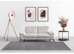 2,5-Sitzer SIT & MORE "Cabana", silber, B:211cm H:84cm T:123cm, 95% Polyester, 5% Polyamid, Sofas, Breite 211 cm, mit oder ohne Sitztiefen-, und Kopfteilfunktion