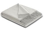 Plaid BIEDERLACK "Vivo", silber, B:130cm L:170cm, Kaschmir, Schurwolle, Wohndecken, mit hohem Kaschmiranteil
