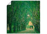 Artland Kunstdruck »Allee im Park von Schloss Kammer«, Wiesen & Bäume, (1 St.), als Leinwandbild, Wandaufkleber oder Poster...