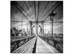 Artland Glasbild »New York City Brooklyn Bridge I«, Amerika, (1 St.), in verschiedenen Grössen
