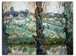 Artland Leinwandbild »Blick auf Arles. 1889«, Wiesen & Bäume, (1 St.), auf Keilrahmen gespannt