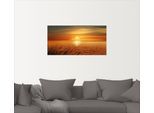 Artland Wandbild »Sonnenuntergang über dem Meer«, Sonnenaufgang & -untergang, (1 St.), als Leinwandbild, Poster,...
