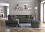 Ecksofa SIT & MORE "Freetown L-Form", grau (graphite), B:252cm H:84cm T:216cm, Sofas, Ecksofa, inklusive Kopfteilverstellung und komfortablem Federkern