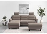 sit&more Ecksofa "Farö L-Form" inklusive Federkern, wahlweise mit Bettfunktion und Bettkasten