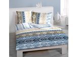 HOME FASHION Kissenbezug »Mirage«, (1 St.), verdeckter Reissverschluss
