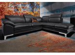 COTTA Polstergarnitur »Teresa«, (Set), Set: bestehend aus Ecksofa und Hocker, Ecksofa wahlweise Bettfunktion