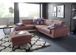 sit&more Ecksofa »Percy L-Form«, 12 cm Fusshöhe, Sitztiefenverstellung, wahlweise in 2 Fussfarben