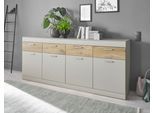 INOSIGN Sideboard »SCARA«, mit Applikation Zinneiche Dekor, Breite 200 cm, mit Softclose-Funktion