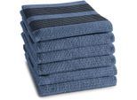 DDDDD Geschirrtuch »Baxter«, (Set, 6 tlg.), Küchenhandtuch aus weicher Frottee, 50 x 55 cm