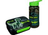 Scooli Lunchbox »Brotzeitdose & Trinkflasche, Jurassic World«, (Set, 2 tlg.), mit Trinkflasche