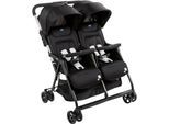 Chicco Zwillingsbuggy »OHlalà Twin, Black Night«, 15 kg, Zwillingskinderwagen