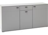 MCA furniture Sideboard »Zadar«, Wohnzimmerschrank in Arktis Grau 165 cm breit