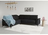 sit&more Ecksofa "Sinatra L-Form" optinal mit Kopfteilverstellung und Armteilfunktion, Metallfüsse