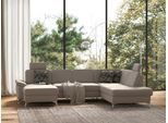 sit&more Wohnlandschaft »Padua U-Form«, inklusive Sitztiefenverstellung, Armteilfunktion und Federkern