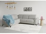 sit&more Ecksofa »Sinatra L-Form«, optinal mit Kopfteilverstellung und Armteilfunktion, Metallfüsse