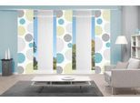 Vision S Schiebegardine »5ER SET BORDEN«, (5 St.), HxB: 260x60, Schiebevorhang 5er Set Digitaldruck