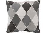H.O.C.K. Dekokissen "Diamond" 50/50 cm, Kissenhülle mit Füllung, 1 Stück