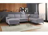 Places of Style Wohnlandschaft »Lolland U-Form«, Wahlweise mit Bettfunktion und Stauraum, auch mit abwischbarem Bezug