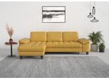 sit&more Ecksofa »Westham L-Form«, Recamiere, mit oder ohne Bettfunktion, Bettkasten, Füsse wengefarben