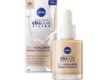 NIVEA Gesichtspflege Make-up 3in1 Hyaluron Serum Foundation 02 Mittel