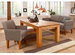 Sofa HOME AFFAIRE "Fehmarn", beige (dunkelbeige), B:170cm H:98cm T:81cm, Strukturstoff (Zusammensetzung: 100% Polyester), Sofas, 3-Sitzer-Sofa 2-Sitzer-Sofa, in 3 Breiten