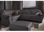 Ecksofa SIT & MORE "Benson L-Form", grau (anthrazit), B:265cm H:94cm T:215cm, NaturLeder;Luxus-Microfaser;Luxus-Kunstleder;Primabelle-Microfaser, Sofas, Ecksofa, wahlweise mit Bettfunktion