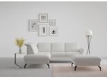Ecksofa SIT & MORE "Fashion L-Form", grau (hellgrau), B:250cm H:84cm T:207cm, Sofas, Ecksofa, wahlweise mit Kopfteilverstellung und Vorziehsitz, motorisch