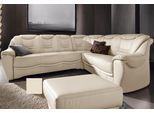 Ecksofa SIT & MORE "Benson L-Form", beige (creme), B:265cm H:94cm T:215cm, NaturLeder;Luxus-Microfaser;Luxus-Kunstleder;Primabelle-Microfaser, Sofas, Ecksofa, wahlweise mit Bettfunktion