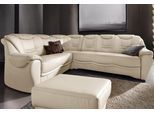 Ecksofa SIT & MORE "Benson L-Form", beige (creme), B:265cm H:94cm T:215cm, NaturLeder;Luxus-Microfaser;Luxus-Kunstleder;Primabelle-Microfaser, Sofas, Ecksofa, wahlweise mit Bettfunktion
