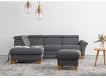 Ecksofa HOME AFFAIRE "Lindgren L-Form", braun (espresso), B:249cm H:84cm T:217cm, 100% Polyester, Sofas, Ecksofa, wahlweise mit TV-Funktion, Stauraum und Kopfteilverstellung