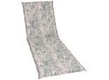 Liegenauflage GO-DE, beige, B:60cm H:6cm T:190cm, Baumwolle, Polyester, Polyurethan, Polsterauflagen, 190x60 cm
