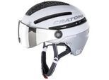 Fahrradhelm CRATONI "Pedelec-Helm Commuter" Gr. 59, weiß (weiß matt), Helme, 59/61 Kopfumfang: 59cm - 61cm, eingebautes Rücklicht, Reflektoren