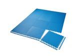tectake® Schutzmattenset, 12-teilig mit 24 Randstücken, weich und rutschfest, leichte Reinigung und flexibel erweiterbar