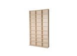 tectake® CD DVD Regal, in Holzoptik, höhenverstellbare und herausnehmbare Zwischenböden, 180 x 102 x 23,5 cm