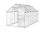 tectake® Gewächshaus aus Aluminium ohne Fundament