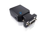 CSL 1080p VGA zu HDMI Video-/Audio Konverter, VGA & 3,5mm-Klinke zu HDMI Typ A