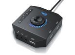 CSL externe USB Soundkarte mit Lautstärkeregelung Anschluss für Headset, Kopfhörer, Mikrofon
