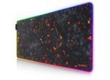 Titanwolf RGB Gaming Mauspad, Mousepad 900 x 400 mm, verbessert Präzision & Geschwindigkeit, Lavamotiv