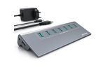 Primewire USB 3.2 Gen2 Hub, 7 Port Verteiler aktiv mit Netzteil, 10 Gbit/s